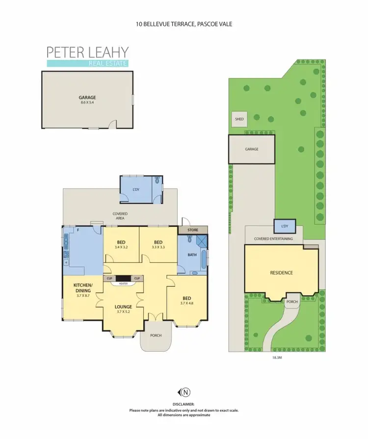 Floorplan of Homely house listing, 10 Bellevue Terrace, Pascoe Vale VIC 3044