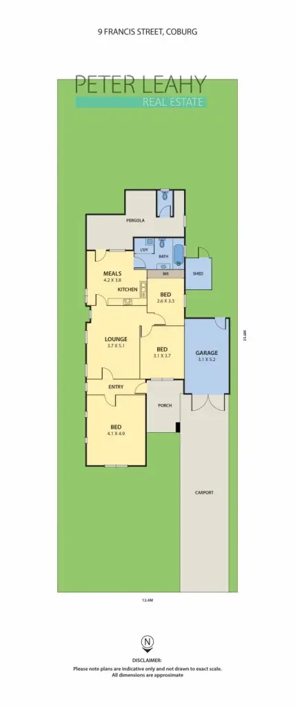 Floorplan of Homely house listing, 9 Francis Street, Coburg VIC 3058