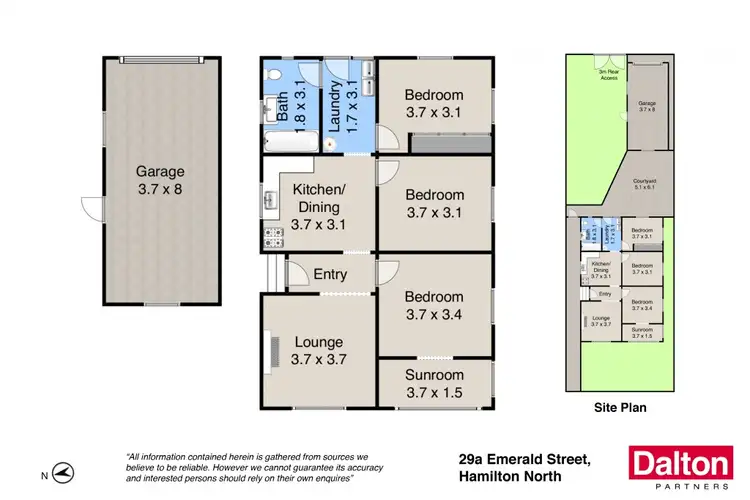 Floorplan of Homely house listing, 29a Emerald Street, Hamilton North NSW 2292