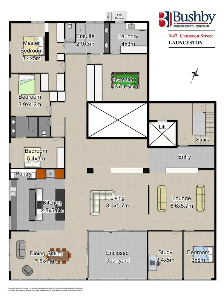 Floorplan of Homely house listing, 3/47 Cameron Street, Launceston TAS 7250