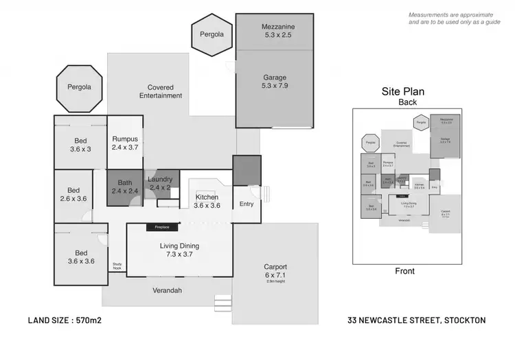 Floorplan of Homely house listing, 33 Newcastle Street, Stockton NSW 2295