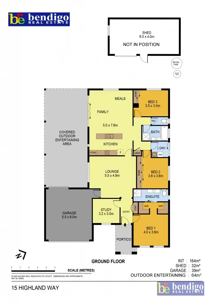 Floorplan of Homely house listing, 15 Highland Way, Maiden Gully VIC 3551