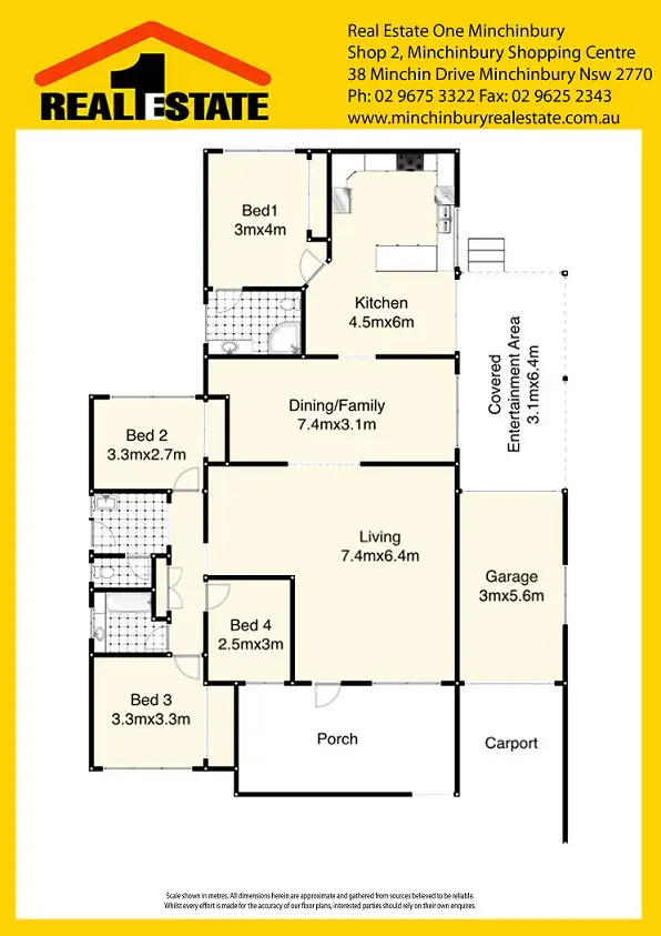 Floorplan of Homely house listing, 4 Bergin Place, Minchinbury NSW 2770