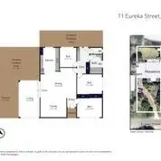 Floorplan of Homely house listing, 11 Eureka St, Rye VIC 3941