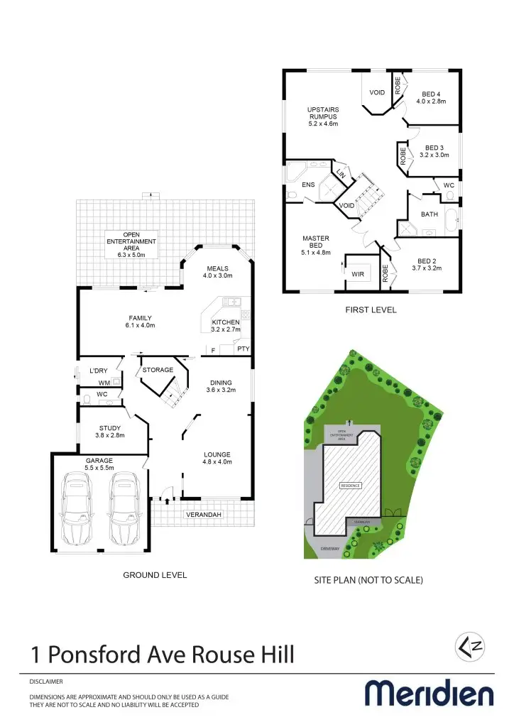 Floorplan of Homely house listing, 1 Ponsford Ave, Rouse Hill NSW 2155