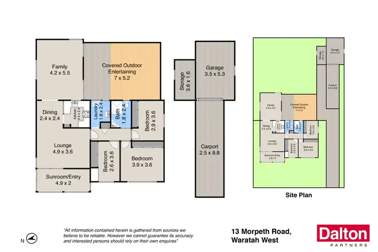 Floorplan of Homely house listing, 13 Morpeth Road, Waratah West NSW 2298