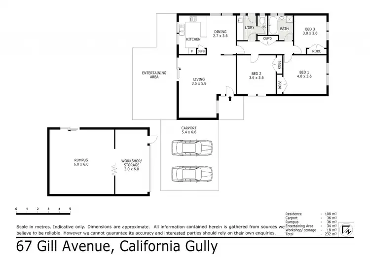 Floorplan of Homely house listing, 67 Gill Avenue, California Gully VIC 3556
