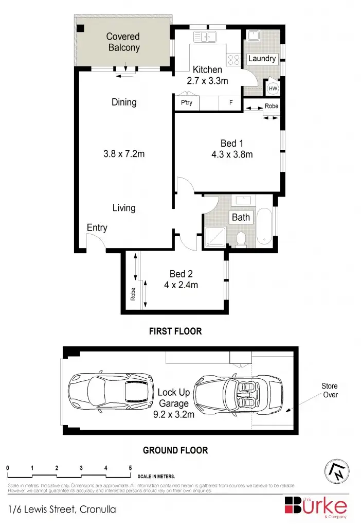 Floorplan of Homely unit listing, 1/6-10 Lewis Street, Cronulla NSW 2230