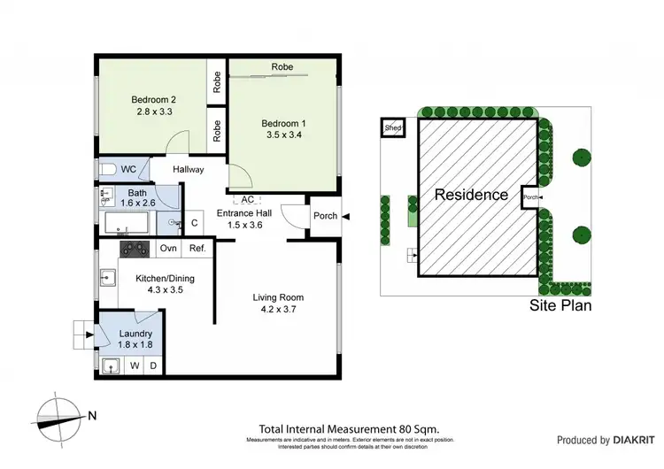 Floorplan of Homely villa listing, 2/4 Rondell Avenue, West Footscray VIC 3012