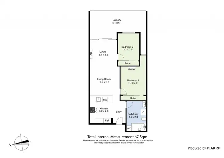 Floorplan of Homely apartment listing, 611/250 Barkly Street, Footscray VIC 3011