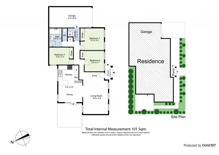 Floorplan of Homely villa listing, 23A Busch Street, West Footscray VIC 3012