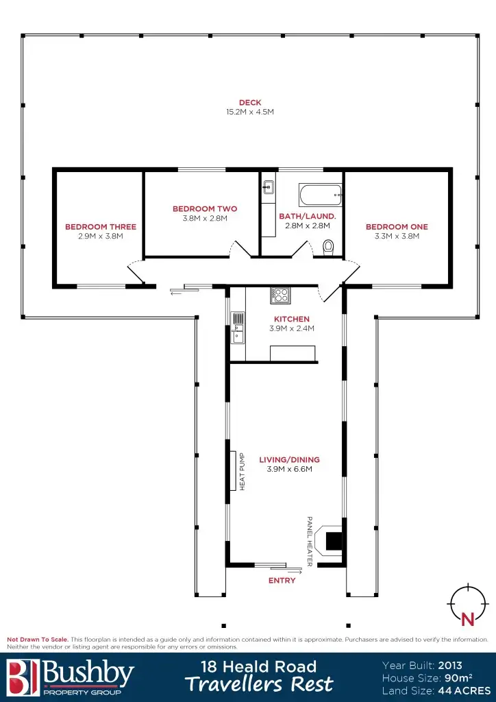 Floorplan of Homely house listing, 18 Heald Road, Travellers Rest TAS 7250