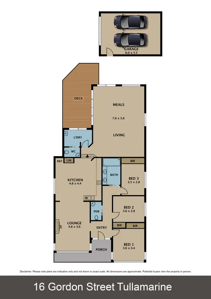 Floorplan of Homely house listing, 16 Gordon Street, Tullamarine VIC 3043