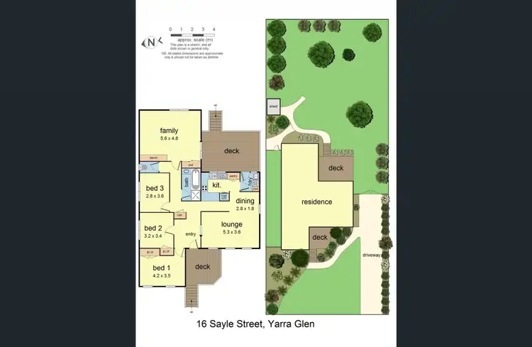 Floorplan of Homely house listing, 16 Sayle Street, Yarra Glen VIC 3775