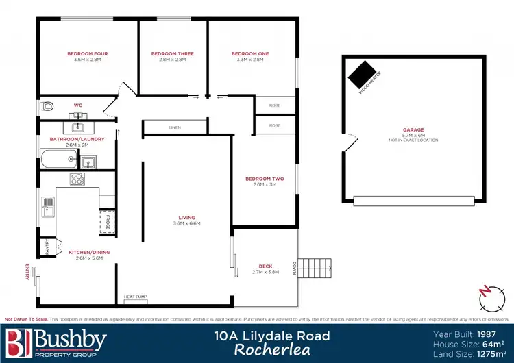 Floorplan of Homely house listing, 10A Lilydale Road, Rocherlea TAS 7248