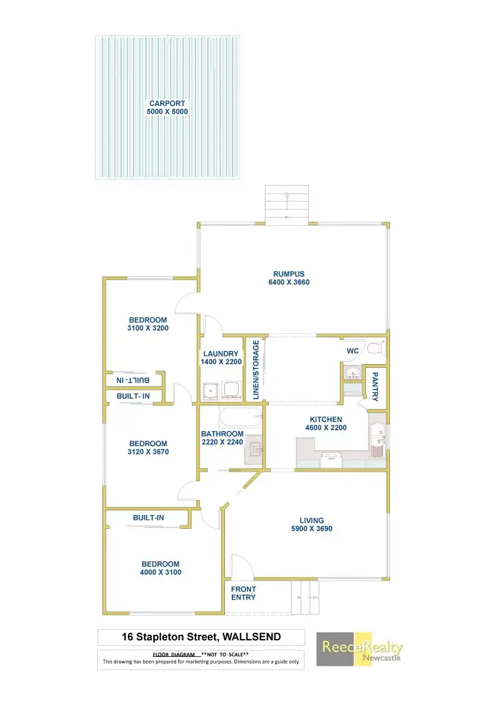 Floorplan of Homely house listing, 16 Stapleton Street, Wallsend NSW 2287