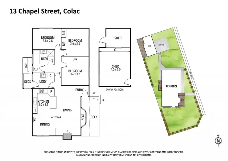 Floorplan of Homely house listing, 13 Chapel Street, Colac VIC 3250
