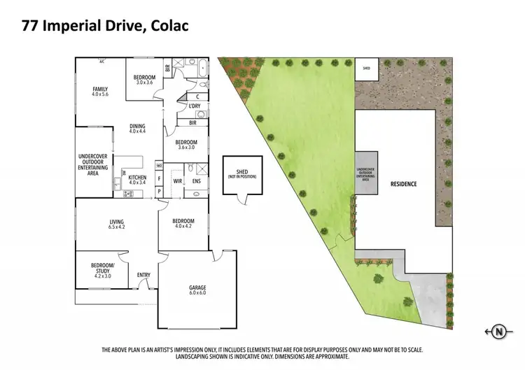 Floorplan of Homely house listing, 77 Imperial Drive, Colac VIC 3250