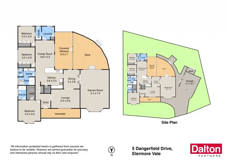 Floorplan of Homely house listing, 5 Dangerfield Drive, Elermore Vale NSW 2287