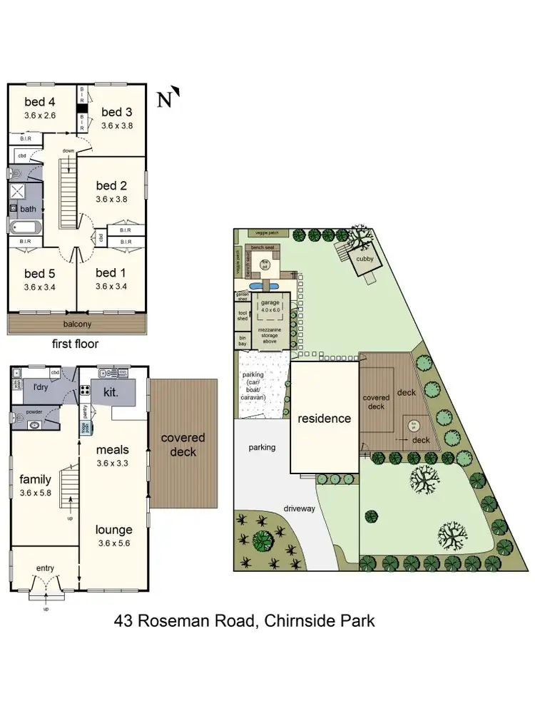 Floorplan of Homely house listing, 43 Roseman Road, Chirnside Park VIC 3116
