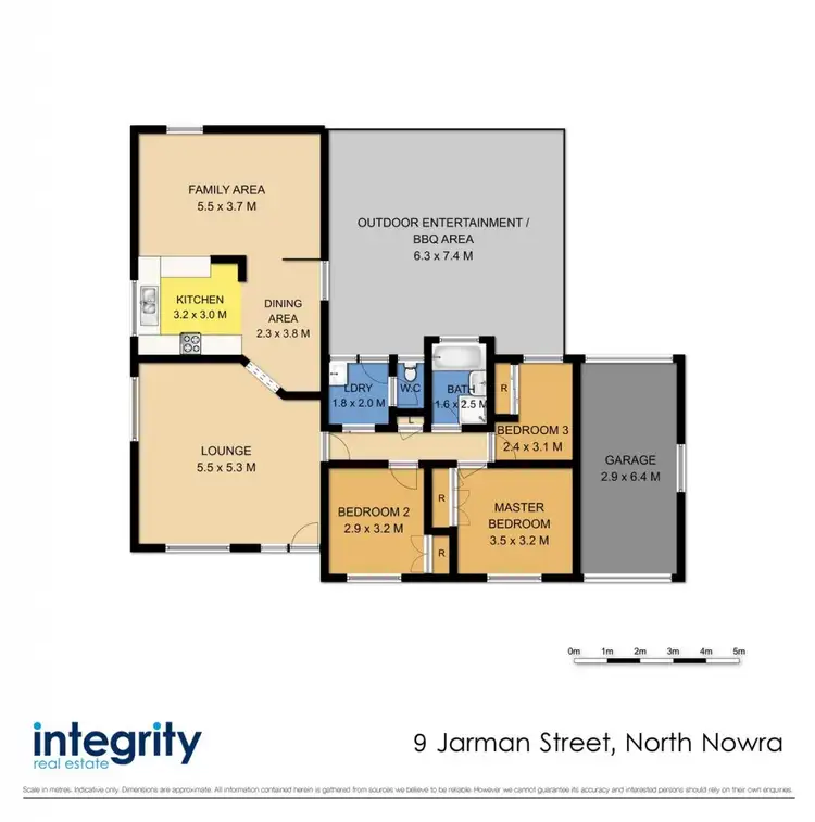 Floorplan of Homely house listing, 9 Jarman Street, North Nowra NSW 2541