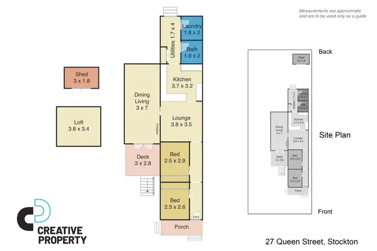 Floorplan of Homely house listing, 27 Queen Street, Stockton NSW 2295