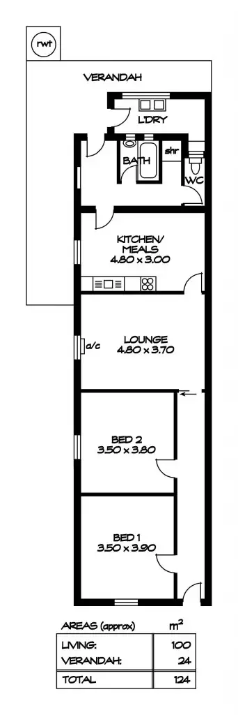 Floorplan of Homely house listing, 6 - 6a Cross St, Lockleys SA 5032