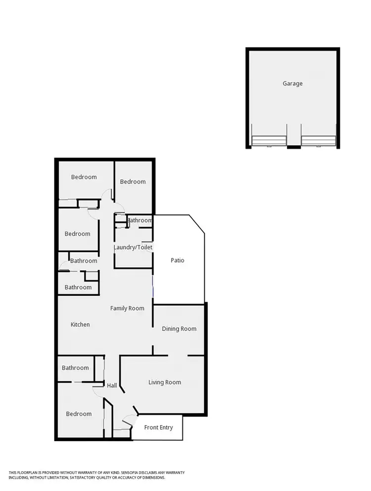 Floorplan of Homely house listing, 18 Jessica Close, Raymond Terrace NSW 2324