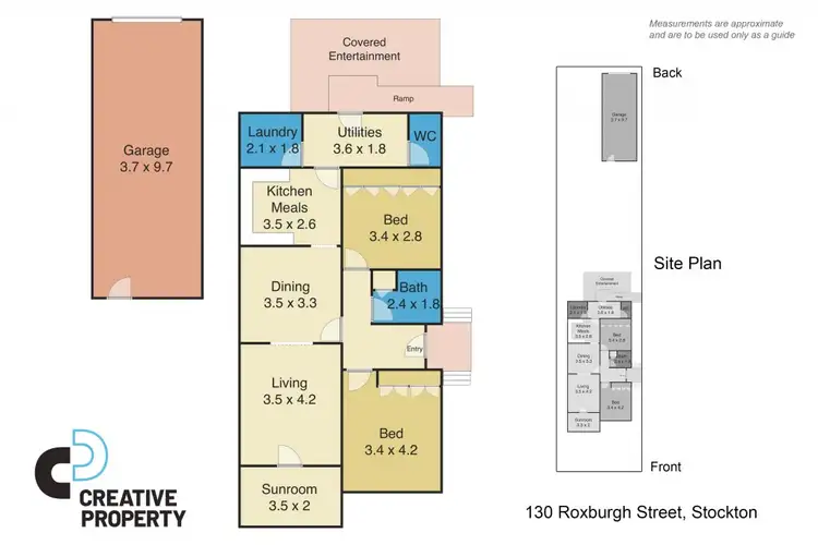 Floorplan of Homely house listing, 130 Roxburgh Street, Stockton NSW 2295
