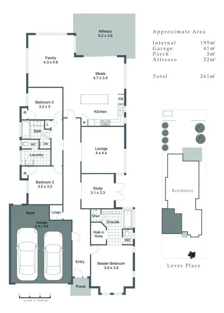 Floorplan of Homely house listing, 16A Lever Place, Willagee WA 6156