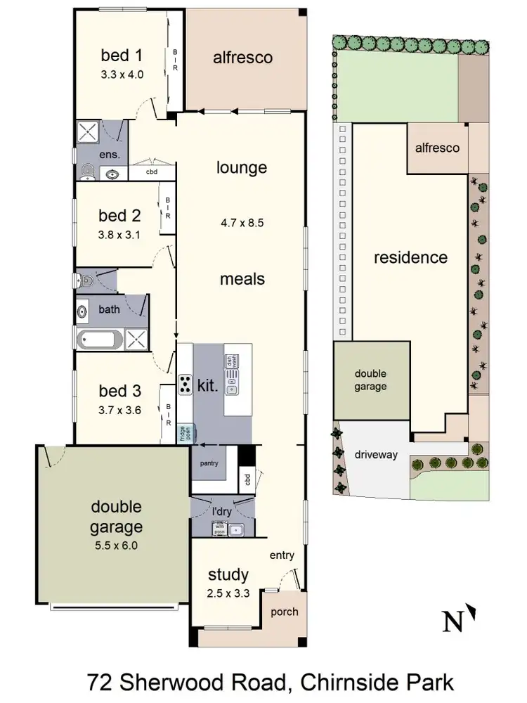 Floorplan of Homely house listing, 72 Sherwood Road, Chirnside Park VIC 3116