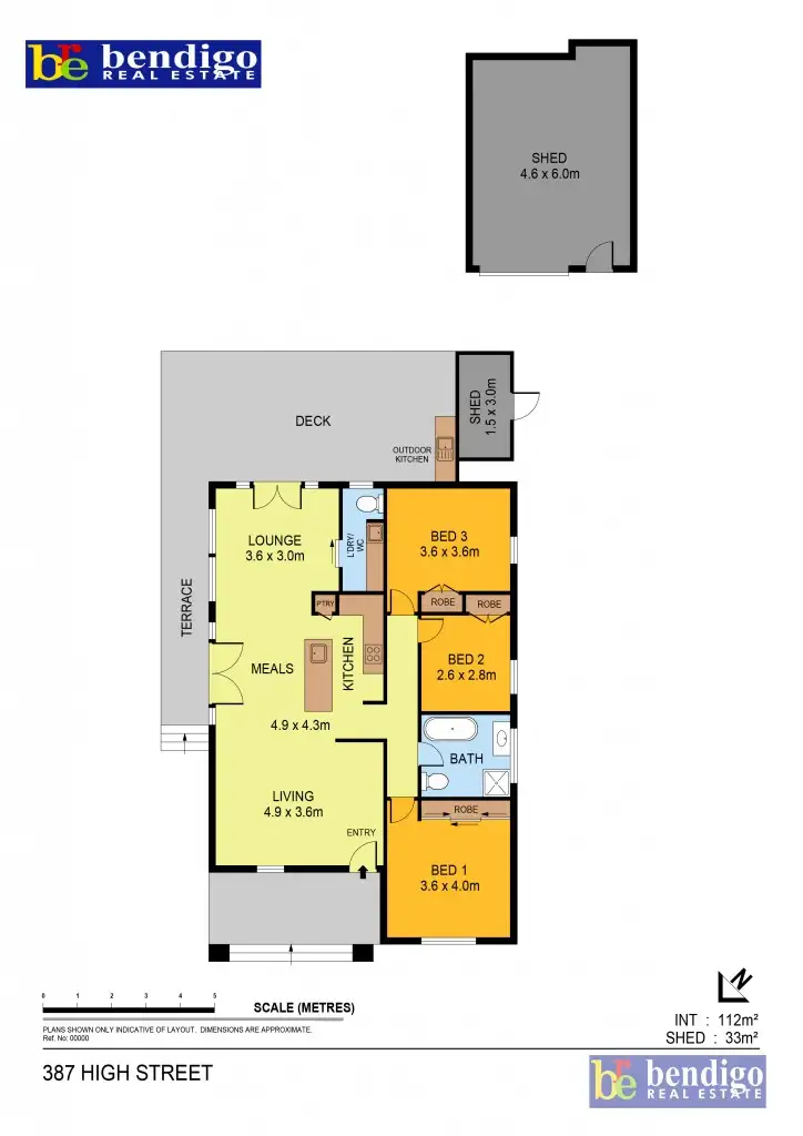 Floorplan of Homely house listing, 387 High Street, Golden Square VIC 3555