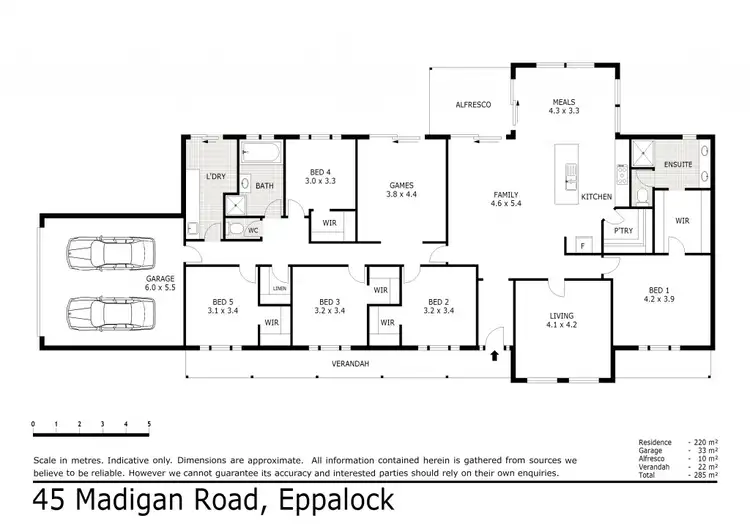 Floorplan of Homely house listing, 45 Madigan Road, Eppalock VIC 3551
