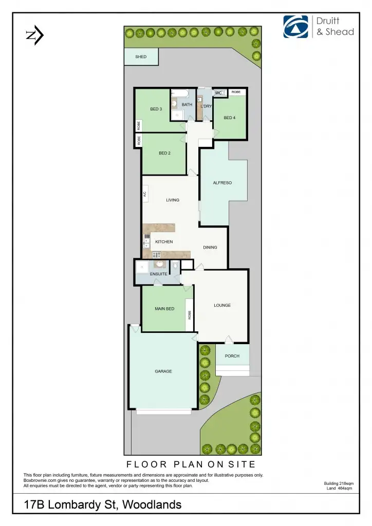 Floorplan of Homely house listing, 17B Lombardy Street, Woodlands WA 6018