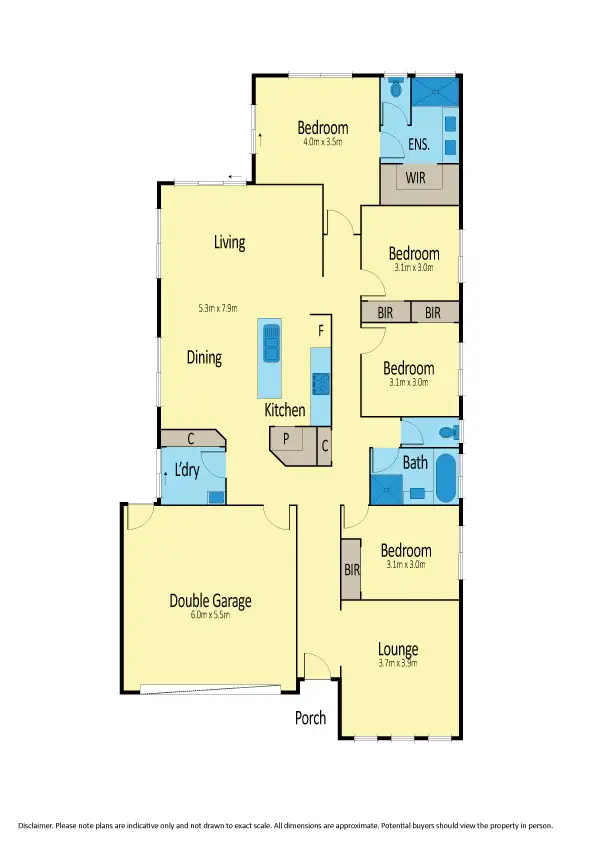 Floorplan of Homely house listing, 28 Caro Way, Plumpton VIC 3335