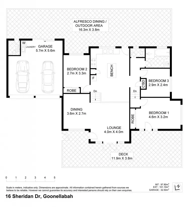 Floorplan of Homely house listing, 16 Sheridan Drive, Goonellabah NSW 2480