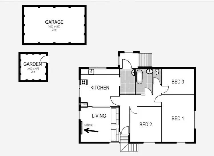 Floorplan of Homely house listing, 5 Soutar Street, Devonport TAS 7310