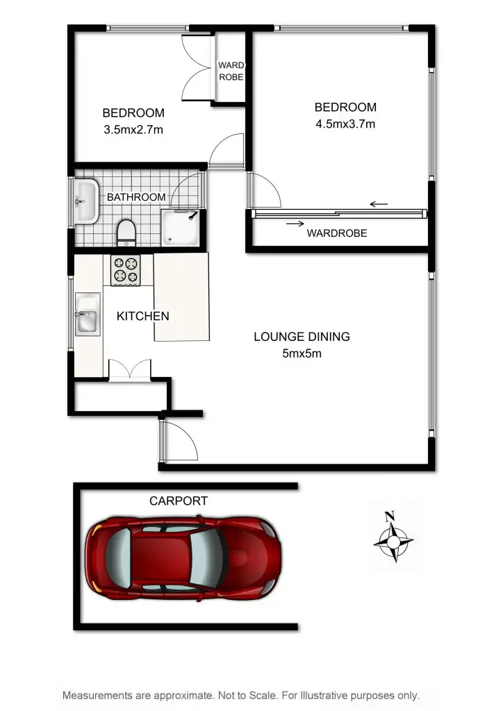 Floorplan of Homely unit listing, 3/96 Brighton Street, Freshwater NSW 2096