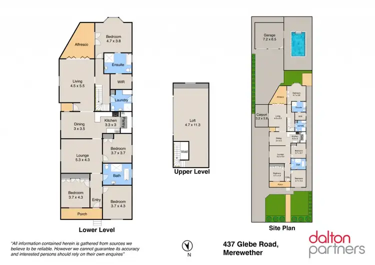 Floorplan of Homely house listing, 437 Glebe Road, Merewether NSW 2291