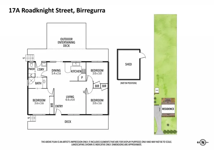 Floorplan of Homely house listing, 17a Roadknight Street, Birregurra VIC 3242