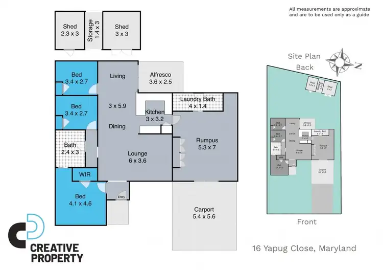 Floorplan of Homely house listing, 16 Yapug Close, Maryland NSW 2287