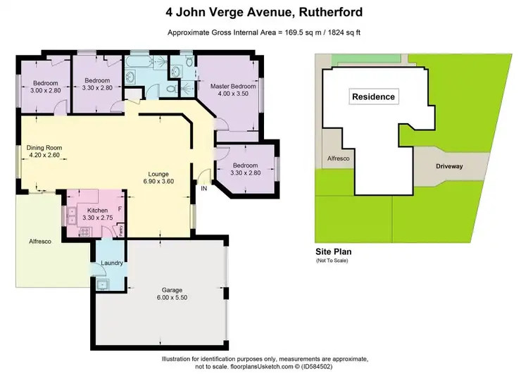 Floorplan of Homely house listing, 4 John Verge Street, Rutherford NSW 2320