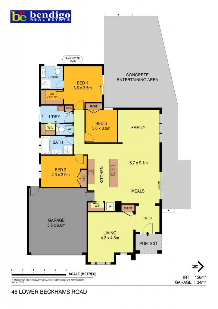 Floorplan of Homely house listing, 46 Lower Beckhams Road, Maiden Gully VIC 3551