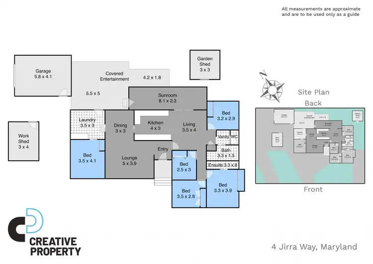 Floorplan of Homely house listing, 4 Jirra Way, Maryland NSW 2287