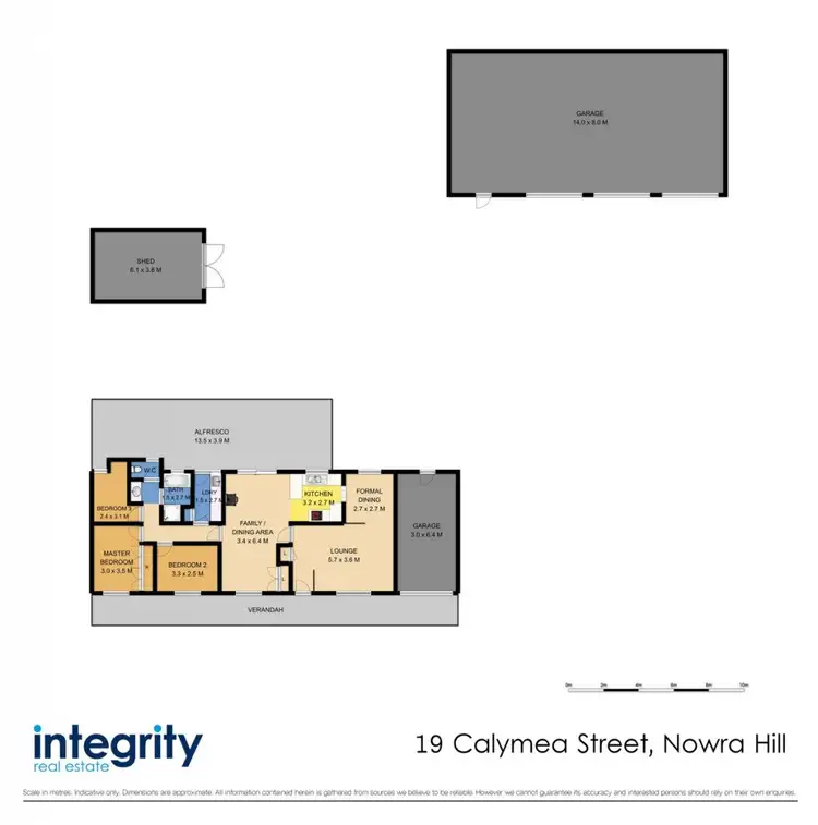 Floorplan of Homely house listing, 19 Calymea Street, Nowra Hill NSW 2540