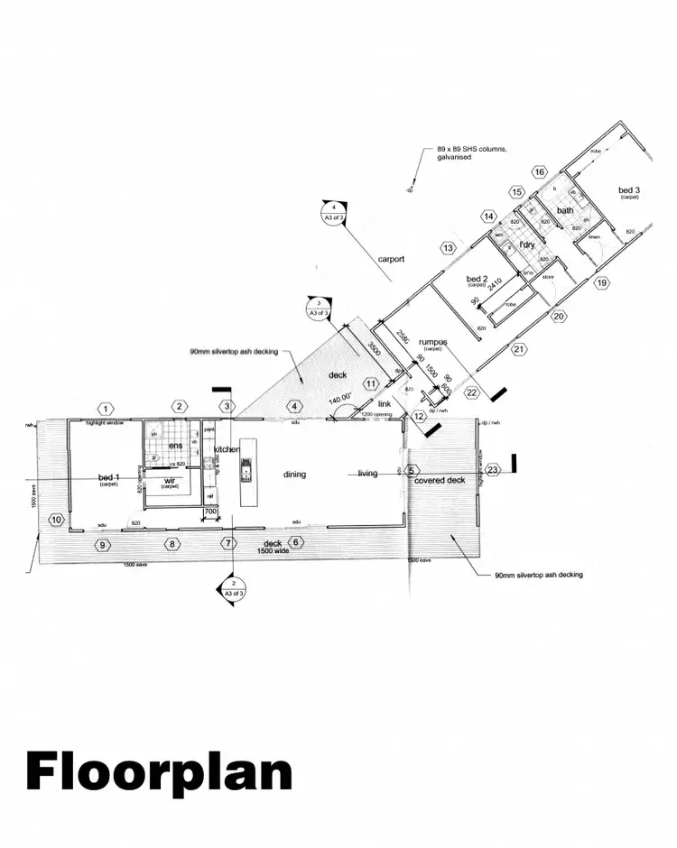Floorplan of Homely house listing, 39 Grandview Crescent, Kinglake VIC 3763