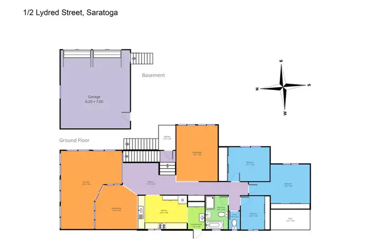 Floorplan of Homely house listing, 1/2 Lydred St, Saratoga NSW 2251