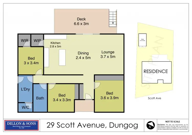Floorplan of Homely house listing, 29 Scott Avenue, Dungog NSW 2420
