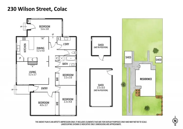 Floorplan of Homely house listing, 230 Wilson Street, Colac VIC 3250