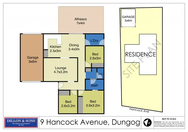 Floorplan of Homely house listing, 9 Hancock Avenue, Dungog NSW 2420